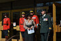 The Mayor of Strathcona County and the CO, LCol Peyton in front of City Hall